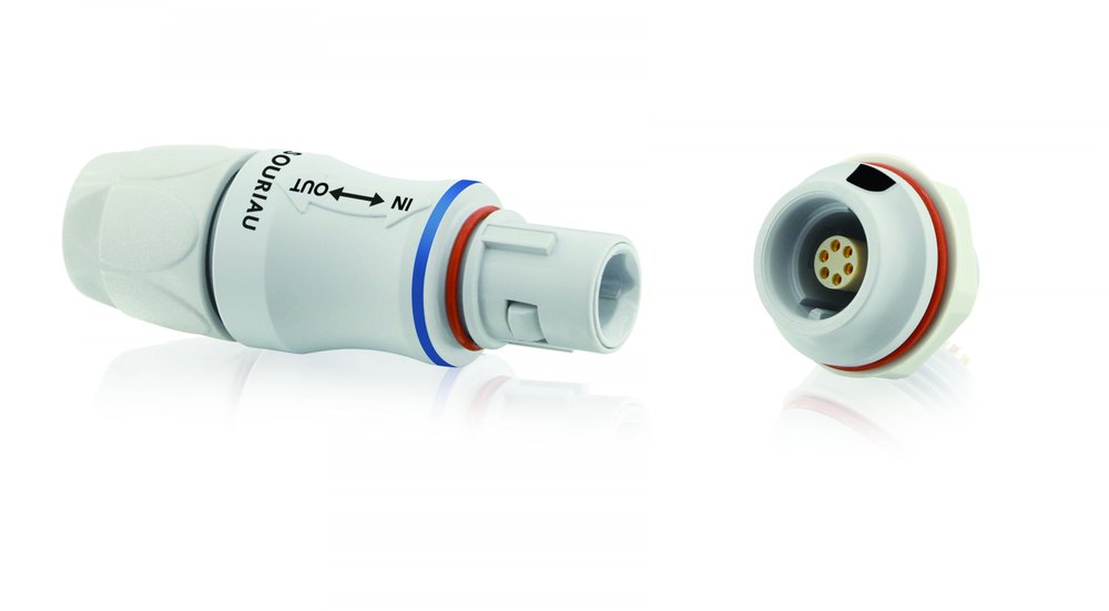 La serie JMX de conectores plásticos tipo push-pull para aplicaciones médicas